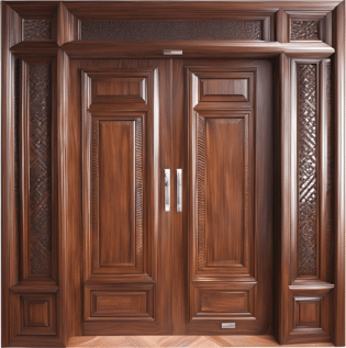 Flush Teak Wood Door - Asian Paints