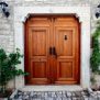 Teak Wood Main Door - Asian Paints