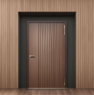 Veneer Teak Wood Door - Asian Paints