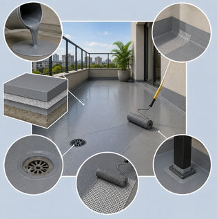 Liquid Waterproofing Systems for Terraces and Balconies