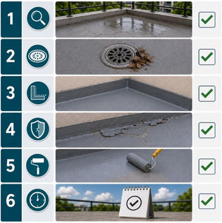 Pre-Monsoon Waterproofing Checklist for Outdoor Areas