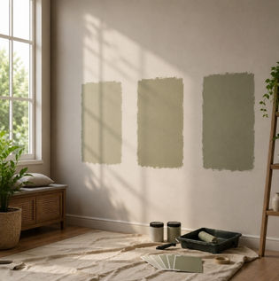 Key Wall Locations to Apply Sample Paint Patches