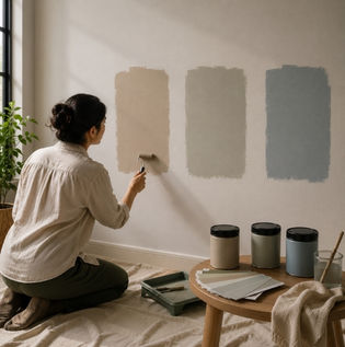 Step-by-Step Method for Testing Wall Paint Colours