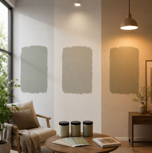 How Natural and Artificial Lighting Changes Paint Appearance