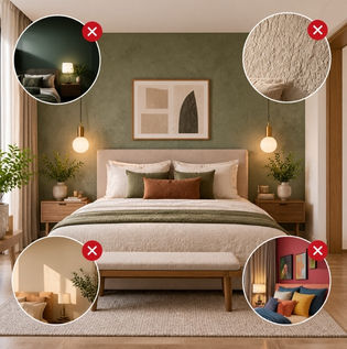 Bedroom Paint and Texture Mistakes to Avoid in Small Rooms