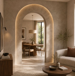 Texture Paint Ideas for Arches and Openings