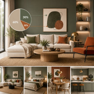 What is the 60-30-10 Rule in Interior Design?