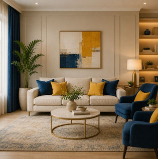 Using Furniture and Décor with the 60-30-10 Rule