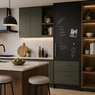 Functional Kitchen Cabinets with Stylish Finishes