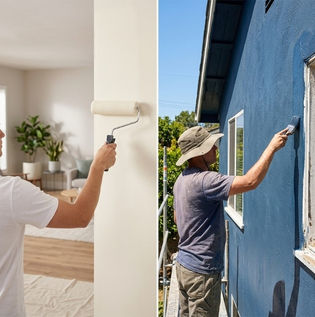 Indoor vs Outdoor Painting