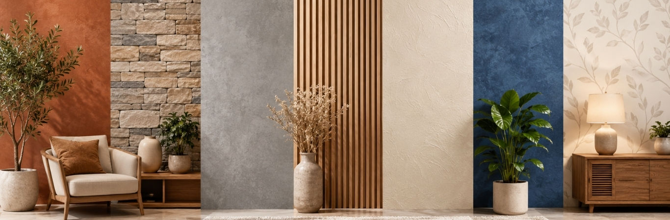 Modern Wall Finishes That Transform Home Interiors