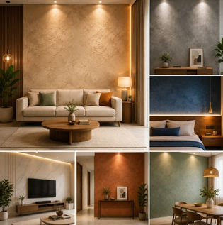 How Wall Finishes Enhance Modern Living Spaces