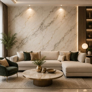 Marble-Inspired Wall Finishes for Luxury Spaces
