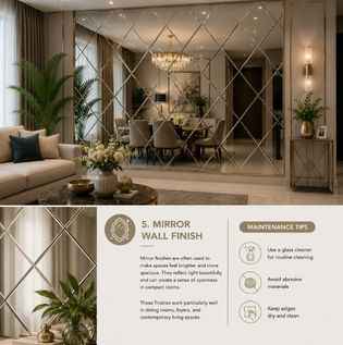 Mirror Wall Finishes for Bright and Spacious Interiors