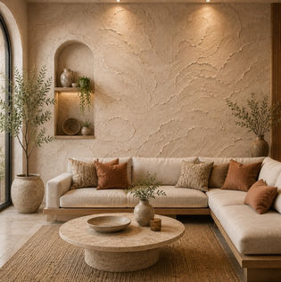 Timeless Stucco Wall Finish for Elegant Interiors