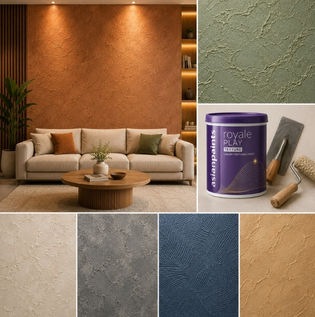 Decorative Textured Wall Finishes for Stylish Interiors
