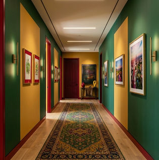 Bold Corridor Colour Ideas for Statement Interiors