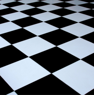Black and White Tiles - Asian Paints