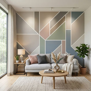 Modern Geometric Wall Design Ideas