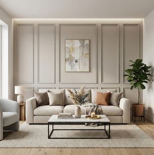 Classic Wall Panelling for Living Room