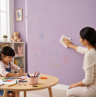 Easy Clean Washable Paint for Playrooms