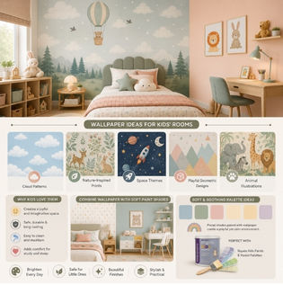 Creative Wallpaper Ideas for Kids’ Bedrooms