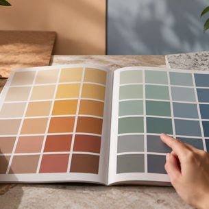 Warm vs Cool Paint Shades in a Colour Catalogue