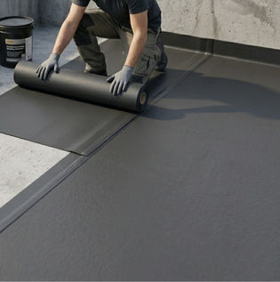 Sheet Waterproofing Membrane Installation