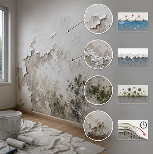 Why Paint Fails on Damp Walls