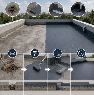 Roof and Terrace Waterproofing Methods
