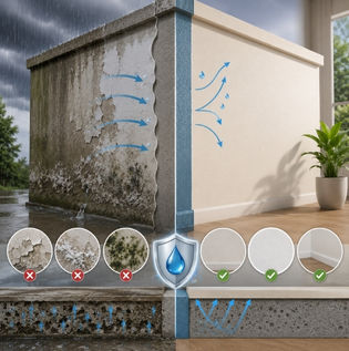 How Waterproofing Protects Walls Before Painting