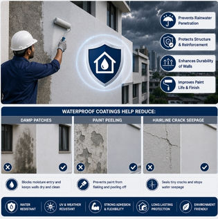 External Wall Waterproofing for Rain Protection