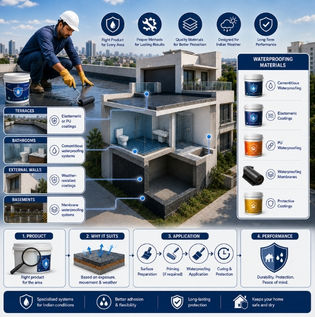Waterproofing Materials and Application Methods