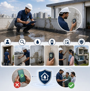 Professional Waterproofing Site Inspection Process
