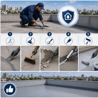 Surface Preparation Before Waterproofing Application