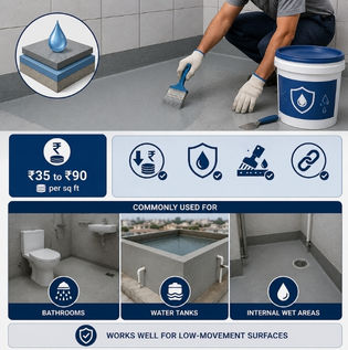Cementitious Waterproofing for Bathrooms and Walls