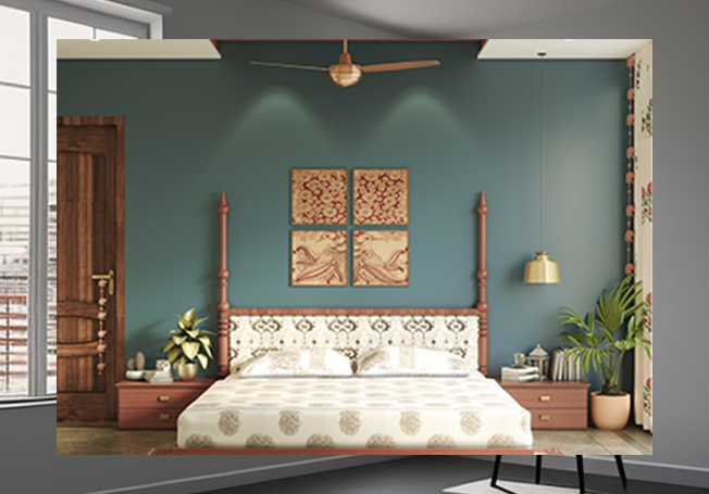 Emulsion smooth wall painting for bedroom walls - Asian Paints