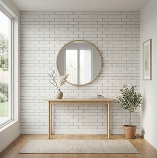 White Brick Wallpaper