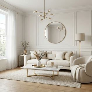 White and Gold for Understated Luxury