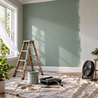 Ambient Room Conditions Influencing Fresh Paint Drying