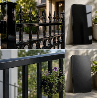 Gloss, Satin, and Matte Enamel Paint Finishes