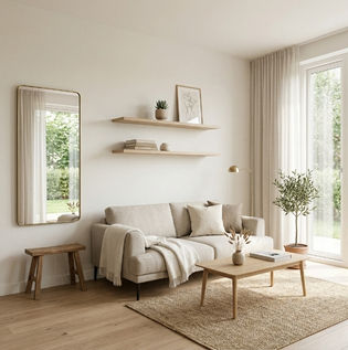 White Walls Make Small Rooms Feel Bigger