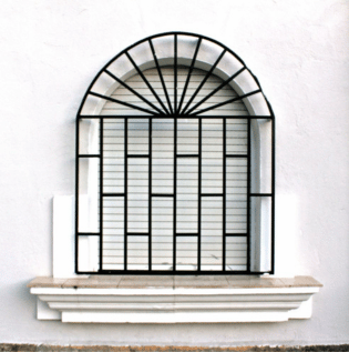 Black Coloured Window Grill - Asian Paints