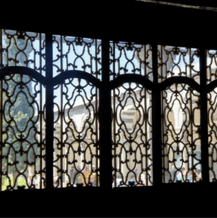 White Coloured Window Grill - Asian Paints