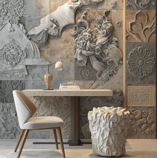 Overuse of Wall Textures and Wood Finishes