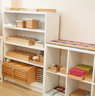 Montessori Wooden Bookshelf - Asian Paints