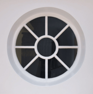 Round Wooden Windows - Asian Paints