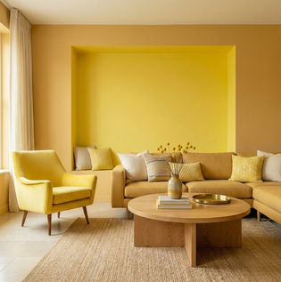 Honey Yellow with Lemon Yellow