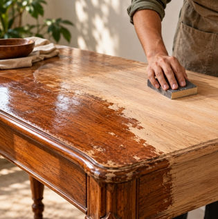 Applying New Clear Finish Over Existing Wood Polish