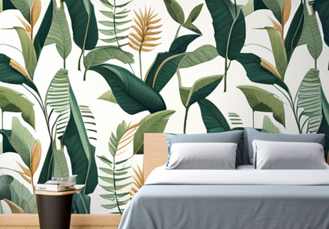 botanical-theme-bedroom-wallpaper